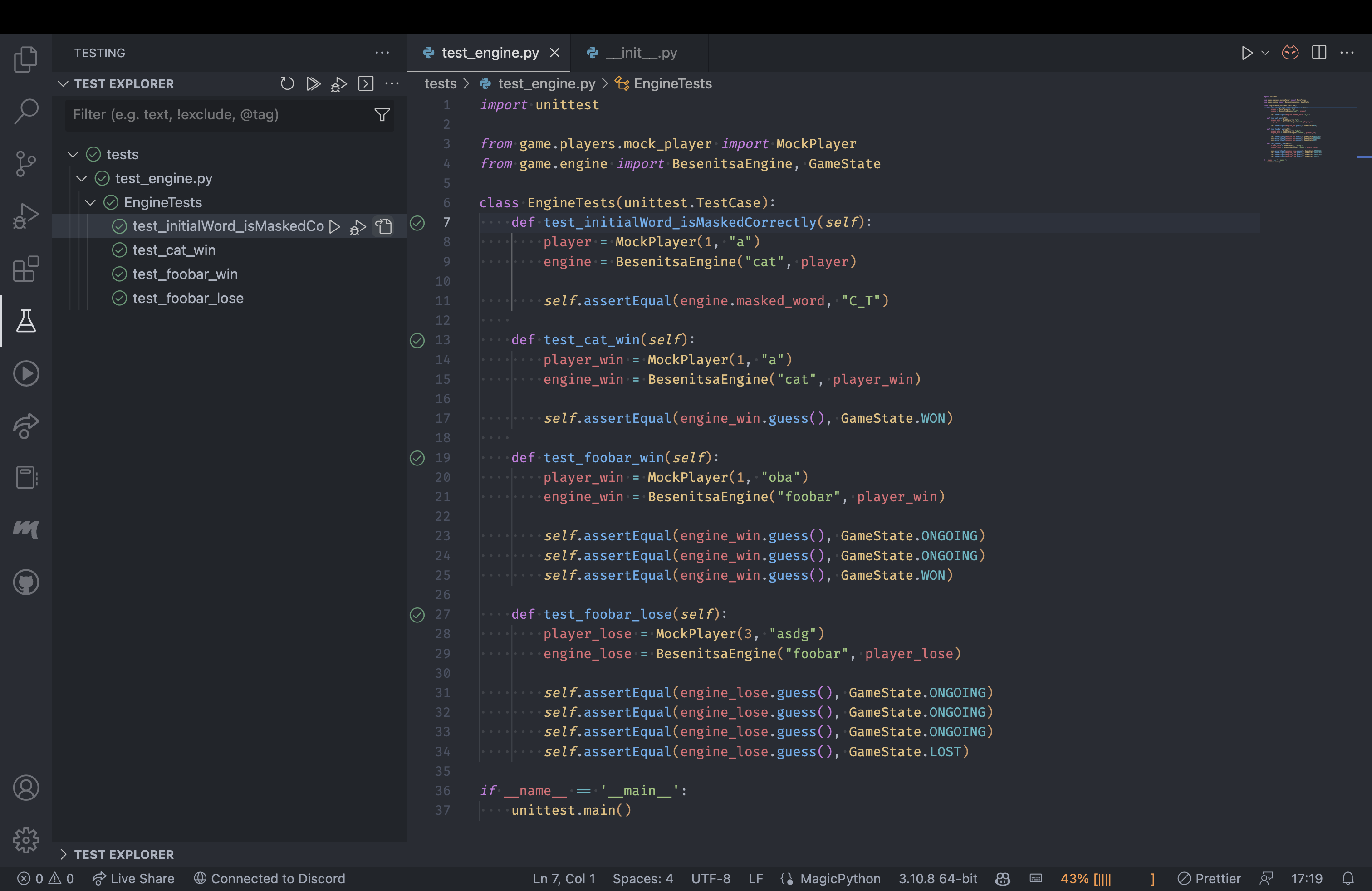 vscode test ui