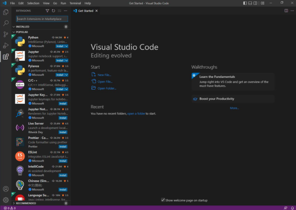 VSCode screenshot
